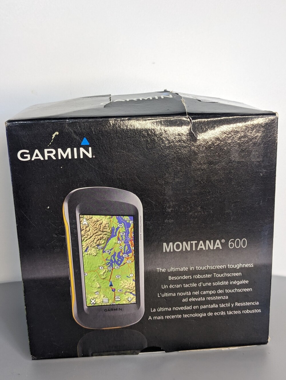 Garmin Montana 600 Handheld GPS EUC With Box Manual Original Cables Read
